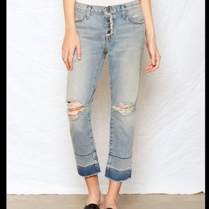 Current/Elliott the fling exposed distressed jean
